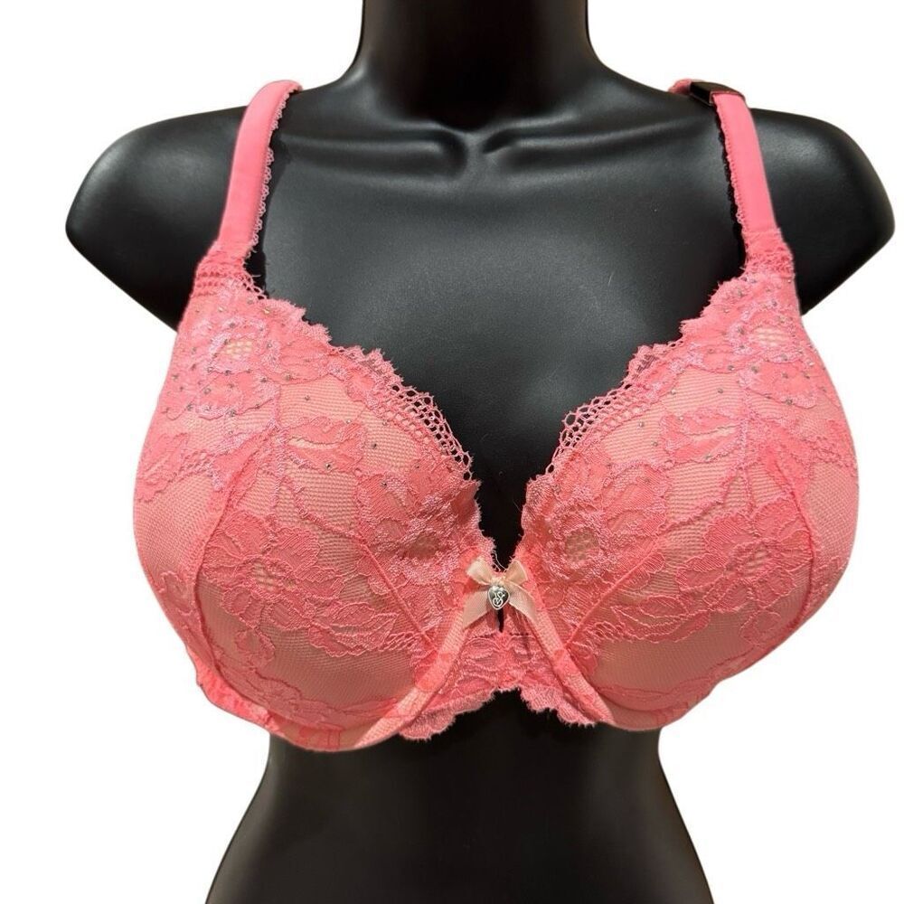 NWT (36DDD) Sparkle Pink Victoria’s Secret Body By Victoria lined perfect covera